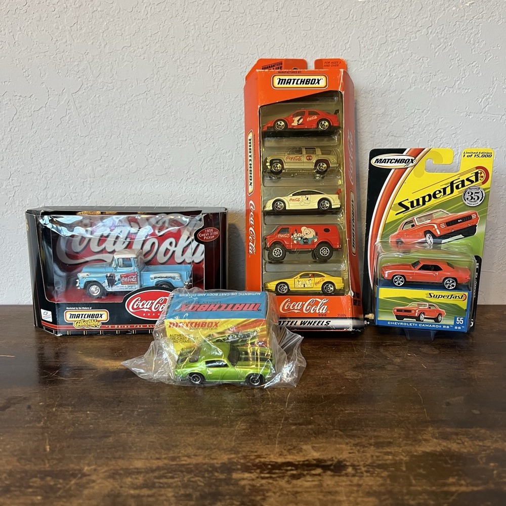 Matchbox Diecast Cars Collectors Lot Coca Cola Superfast NEW
